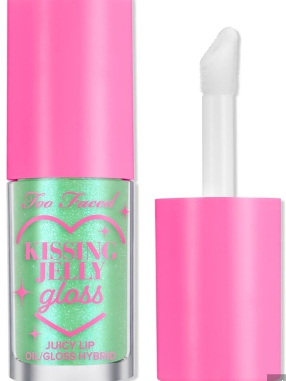 Too Faced Kissing Jelly Gloss - Green Shimmer